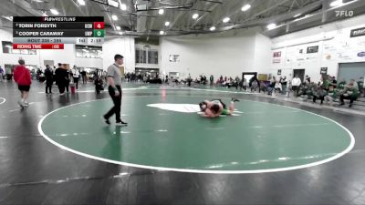 285 lbs Semifinal - Cooper Caraway, UW-Parkside vs Torin Forsyth, Central Missouri