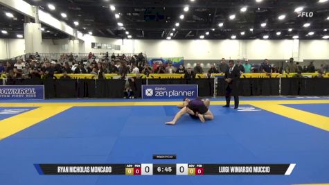 Luigi Winiarski Muccio vs Ryan Nicholas Moncado 2025 World IBJJF Jiu-Jitsu No-Gi Championship