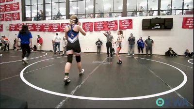 110 lbs Rr Rnd 2 - Madisson Lopez, Blue Devil Wrestling vs Amelia Stewart, Harrah Little League Wrestling