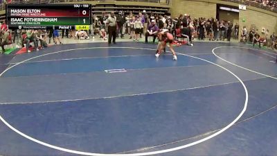 110 lbs Quarterfinal - Mason Elton, Payson Pride Wrestling vs Isaac Fotheringham, Southern Utah Elite