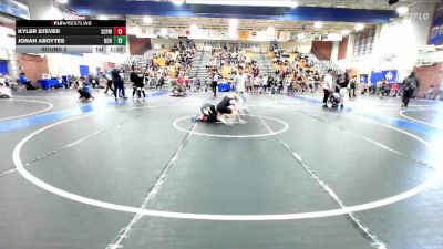 127-135 lbs Round 3 - Kyler Stever, San Clemente Youth Wrestling vs Jonah Aboytes, OCRTC