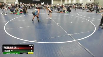 132 lbs Cons. Round 5 - Leo Macias, California vs Glade Harman, Champions Wrestling Club