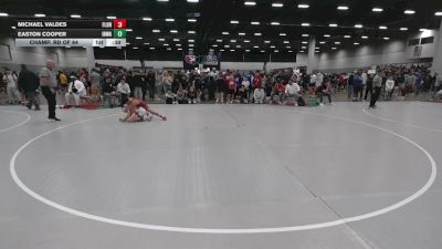 92 lbs Champ. Rd Of 64 - Michael Valdes, Florida vs Easton Cooper, Iron Hawk Wrestling Academy