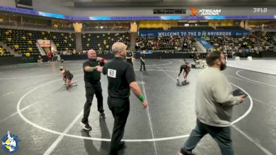 105 lbs 5th Place Match - Janiah Slaughter, Huntley vs Mara Davis, Algona