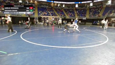 100 lbs Round Of 16 - Amelia Peterson, Tunkhannock vs Breanna Drane, Knoch