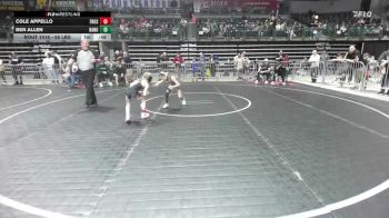 55 lbs Consi Of 8 #2 - Cole Appello, Frost Gang vs Ben Allen, Hanover