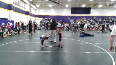 45 lbs Round 4 - Gabriella Manson, Mighty Warriors Wrestling Acad vs Everleigh Baxley, West Wateree