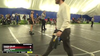 120 lbs Quarterfinal - Tommy Banas, Unattached vs Mason Miller, Archbold