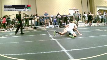 138 lbs Consi Of 64 #1 - Jacob Fisk, Gilbert WC vs Nolan English, Cywoods