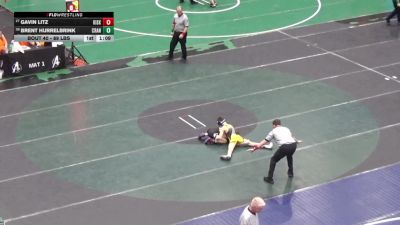 89 lbs Round Of 64 - Gavin Litz, Kiski vs Brent Hurrelbrink, Cranberry