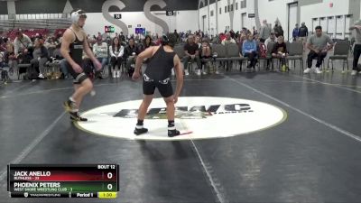 100 lbs Placement Matches (8 Team) - Phoenix Peters, West Shore Wrestling Club vs Jack Anello, Ruthless