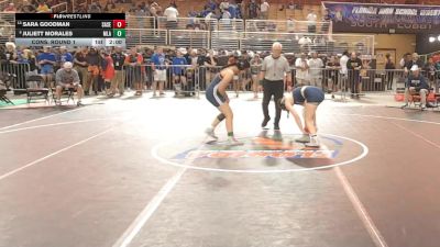 135 lbs Cons. Round 1 - Juliett Morales, Mater Lakes Academy vs Sara Goodman, Sandalwood Senior