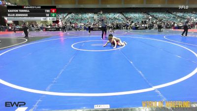 85 lbs 5th Place - Easton Terrell, Team Tulsa Wrestling Club vs Ellis Jennings, The Valley Wrestling Club