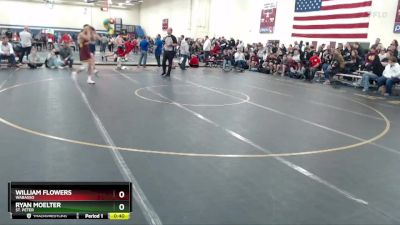 139 lbs Cons. Round 2 - William Flowers, Wabasso vs Ryan Moelter, St. Peter