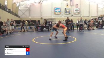 60 kg Consi Of 32 #2 - Blake Showers, M2 Training Center vs Joey Cape, IRTC