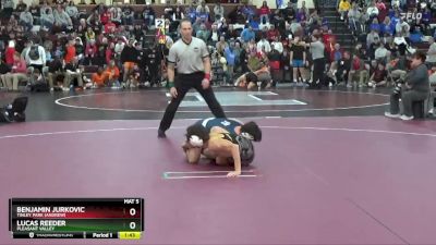 106 lbs Round 2 - Lucas Reeder, Pleasant Valley vs Benjamin Jurkovic, Tinley Park (Andrew)