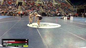 107 lbs Cons. Semi - Max Glaser, Dickinson vs Kayden Egeberg, Bismarck