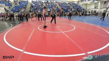 110 lbs Consolation - Able Jones, Mannford Pirate Youth Wrestling vs Wyatt Hall, Bristow Elementary Wrestling Club