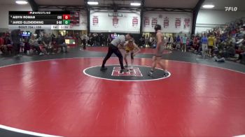 138 lbs Semifinal - Jared Glendening, Burlington Notre Dame vs Aidyn Roman, CR Kennedy