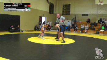 103 lbs Cons. Round 2 - Jeffrey Juangco, Lion Of Judah WA vs Kyler Coates, Run To Danger