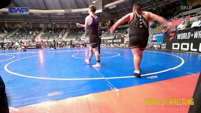 200 lbs Consolation - Jonathan Falcon, Dumas Wrestling Club vs Kaleb Smith, Tulsa Blue T Panthers