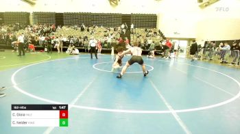 162-H lbs Quarterfinal - Cristian Gioia, Yale Street vs Chase Helder, Kingsway