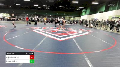 106 lbs Round Of 64 - Cooper McArthur, GA vs Brayden Wenrich, PA