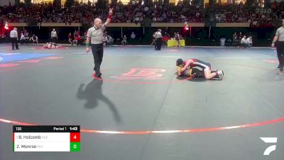 130 lbs Semifinal - Brianna Holcomb, Northern (Cal.) vs Za`Kiyyah Monroe, Parkville