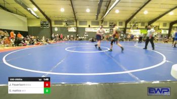 220-285 lbs Rr Rnd 2 - Jaxston Feuerborn, Rogue Warrior Wrestling vs Garrett Mathis, Webb City Youth Wrestling