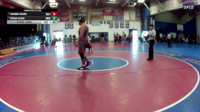 285 lbs Cons. Semi - Ryan Alba, Damien vs Javier Razo, West Valley