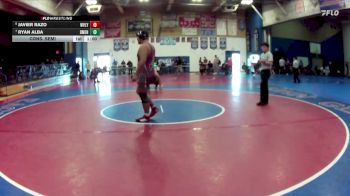 285 lbs Cons. Semi - Ryan Alba, Damien vs Javier Razo, West Valley