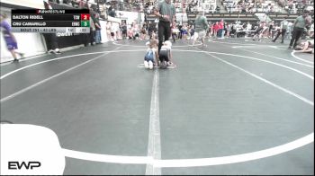 43 lbs Consolation - Dalton Ridell, Team Conquer Wrestling vs Cru Camarillo, El Reno Wrestling Club