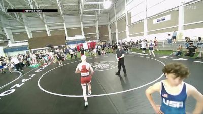 132 lbs 1st Place Match - Gunner Knudsen, Sanderson Wrestling Academy vs Mario Merino, Team Prestige Wrestling