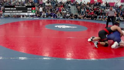157 lbs Champ. Round 1 - Edwin Salas, Orting vs Raidynn Nieto-hiatt, North Thurston