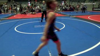 91 lbs Quarterfinal - Jersey Yanes, Tulsa Blue T Panthers vs McKenna Wilson, HURRICANE WRESTLING ACADEMY