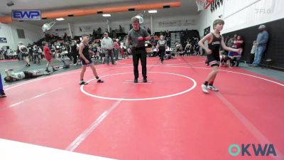 80 lbs Semifinal - Aaron Collins, Verdigris Youth Wrestling vs Kason Tabor, Berryhill Wrestling Club