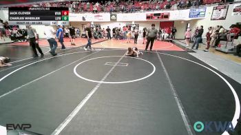64 lbs Rr Rnd 5 - Jack Clover, Wyandotte Youth Wrestling vs Charles Wheeler, Locust Grove Youth Wrestling