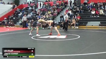 138 lbs Cons. Semi - Jax Miller, West Delaware, Manchester vs Jordan Schmidt, Solon