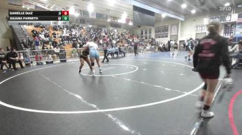 170 lbs Cons. Round 2 - Juliana Farnetti, Quartz Hill vs Danielle Diaz, Santa Fe