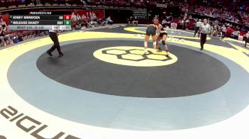 G-140 lbs Champ. Round 1 - Josey Mendoza, G-Gibsonburg vs Nelease Danzy, G-Del. Hayes