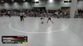 67 lbs 5th Place Match - Isaac Benedict, Sebolt Wrestling Academy vs Hank Shinn, Moen Wrestling Academy