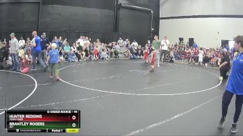 44 lbs Cons. Round 2 - Brantley Rogers, JET vs Hunter Redding, Team Tiger