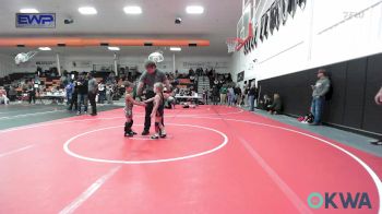 52-55 lbs Quarterfinal - Justin Parker, Beggs Youth Wrestling Program vs Jett Brooks, Raw Wrestling Club