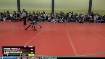 75 lbs Champ. Round 1 - Cayden McDonald, No Nonsense Wrestling vs Theodore Walgrave, MN Elite