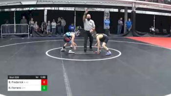 93 lbs Semifinal - Brock Frederick, Black Belt vs Ryan Ferrara, Empire Elite