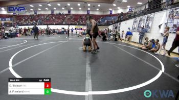 90 lbs Quarterfinal - David Salazar, OKC Saints Wrestling vs Jack Freeland, Norman North