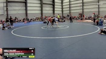 164 lbs Final - Aliya Whaley, Mayhem WC Gray vs Daniella Papia, Beast Mode Green