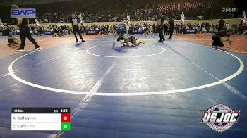 120 lbs Final - Ki'Morah Cathey, HURRICANE WRESTLING ACADEMY vs Carleigh Clark, Lady Outlaw Wrestling Academy