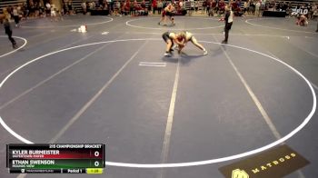 215 Championship Bracket Quarterfinal - Kyler Burmeister, Watertown-Mayer vs Ethan Swenson, Mounds View