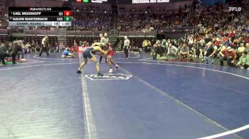 1A-157 lbs Champ. Round 2 - Kalvin Manternach, Cascade vs Cael Weisskopf, HLV-TC